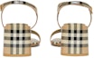 Purchase (W) Sandal Burberry Vintage Calfskin Beige 'Corak Kotak Tumit Blok' 80460401