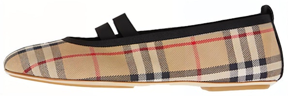 (Women) Burberry Vintage Check Ballet Flats 'Beige' 80380561 (Women) Burberry Vintage Check Ballet Flats 'Beige' 80380561