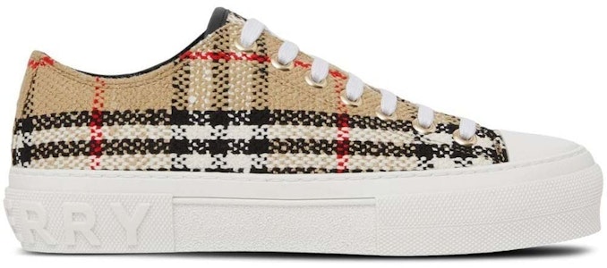 (W) Burberry Vintage Check Boucle Sneaker Rendah-Atas Beige 8064244 Buy (W) Burberry Vintage Check Boucle Sneaker Rendah-Atas Beige 8064244