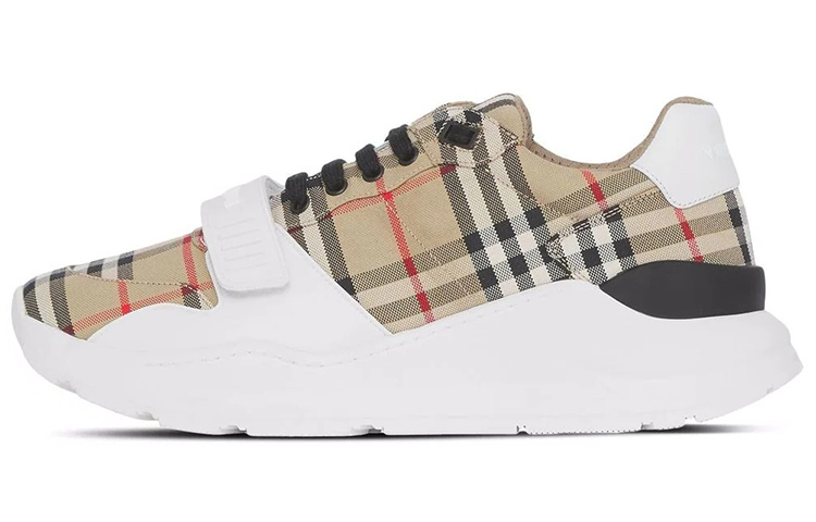 Buy Burberry博柏利 復古 格紋 時尚 低筒 運動休閒鞋 女款 米色