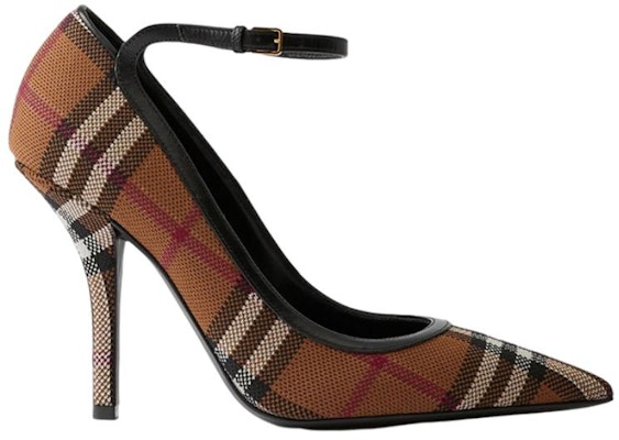 (W) 버버리 빈티지 체크 포인티드 스틸레토 "다크 브라운" 80667311 Order (W) 버버리 빈티지 체크 포인티드 스틸레토 "다크 브라운" 80667311