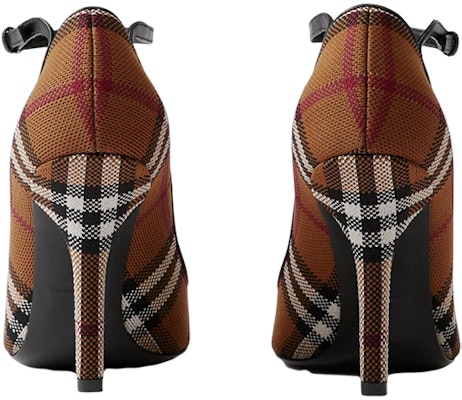 (W) 버버리 빈티지 체크 포인티드 스틸레토 "다크 브라운" 80667311 Shop (W) 버버리 빈티지 체크 포인티드 스틸레토 "다크 브라운" 80667311