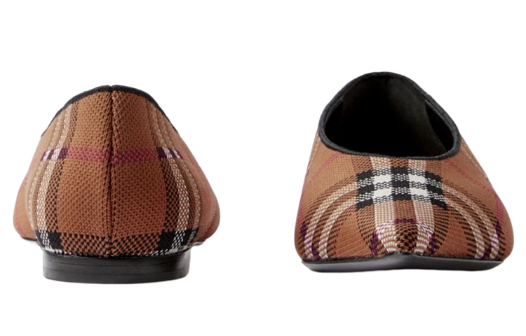 (W) Burberry Vintage Check Pointed 'Ballet Flat Deep Brown' 圖 4