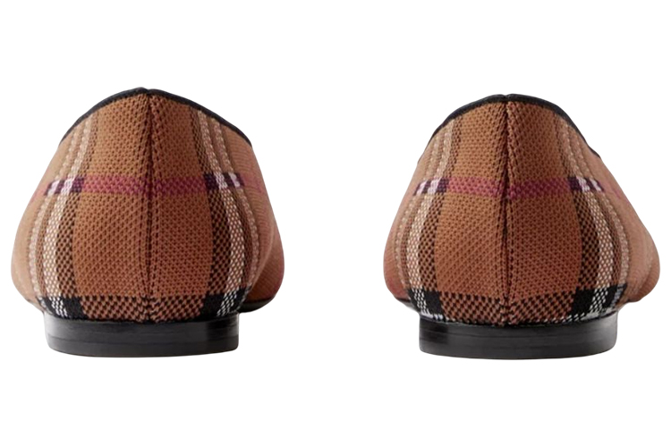 (W) Burberry Vintage Check Pointed 'Ballet Flat Deep Brown' 圖 5