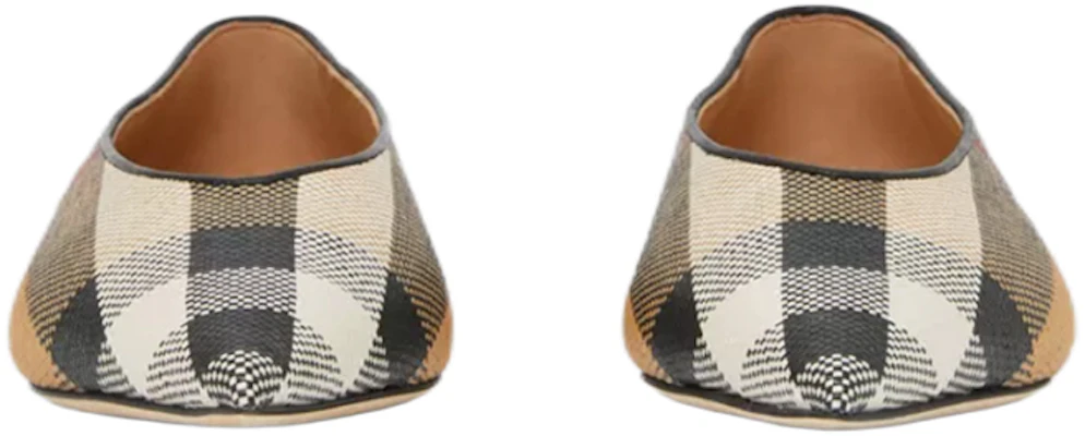 (W) Burberry Sepatu Balet Vintage Kotak 'Beige' 80540941 Order (W) Burberry Sepatu Balet Vintage Kotak 'Beige' 80540941