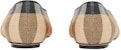 (W) Burberry Vintage Check Flat Balerina Runcing 'Beige' 80540941