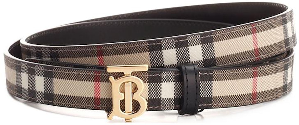 (Women) Burberry Vintage Check Reversible Calfskin Leather Belt Beige/Black Women. 80524841 Lookbook (Women) Burberry Vintage Check Reversible Calfskin Leather Belt Beige/Black Women. 80524841