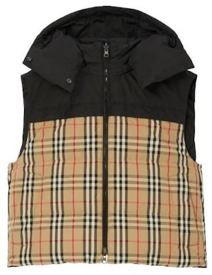(W) バーバリー ヴィンテージチェック リバーシブルダウンベスト クラシックベージュ 80726861 Order (W) バーバリー ヴィンテージチェック リバーシブルダウンベスト クラシックベージュ 80726861
