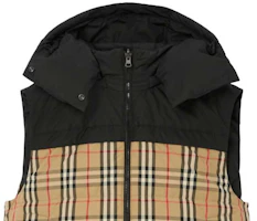 Details for (W) Burberry 經典格紋雙面羽絨背心 經典米色 80726861