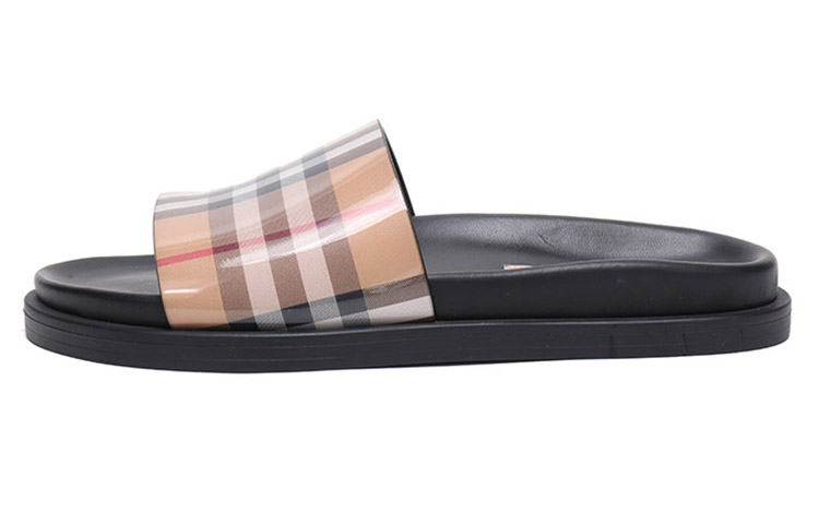 (W) Burberry Vintage Check Slippers 'Classic Yellow'