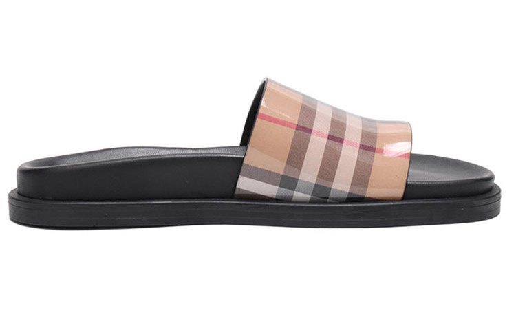 (W) Burberry Vintage Check Slippers 'Classic Yellow' 圖 2