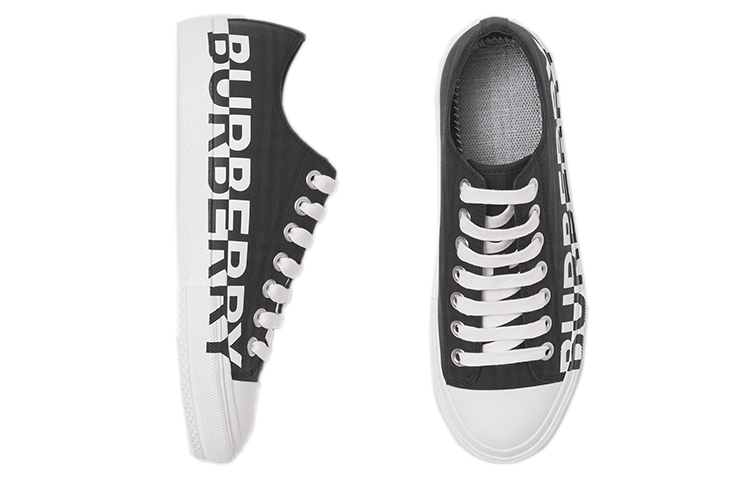 (W) Burberry Vintage Check Sneaker 'Charcoal Grey' 圖 4