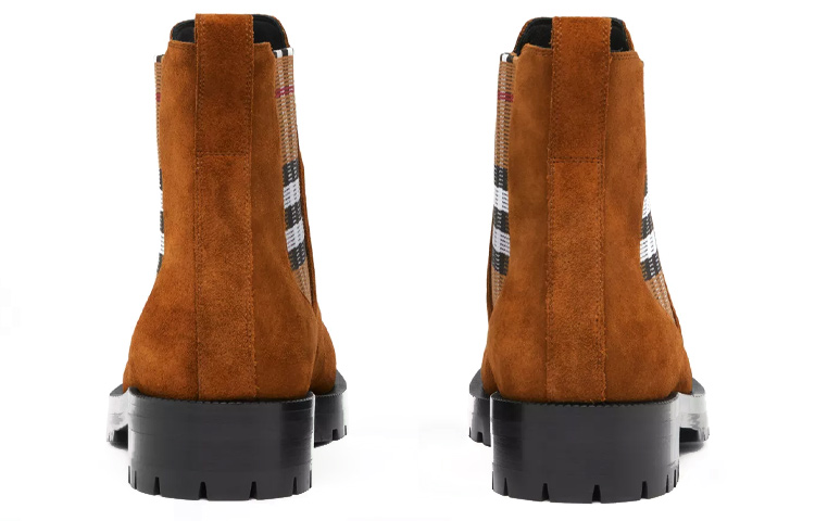 Shop (W) Burberry Sepatu Chelsea Kulit Vintage 'Cokelat' 80588561