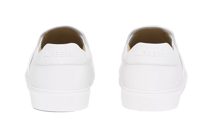 Purchase (W) Burberry Vintage Slip-On Sneaker ''Karierte Leder Weiß Braun'' 80381821