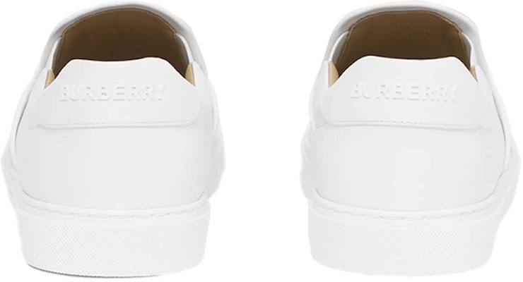 (Women) Burberry Vintage Slip-On Sneaker 'Plaid Leather White Brown' 80381821 Purchase (Women) Burberry Vintage Slip-On Sneaker 'Plaid Leather White Brown' 80381821
