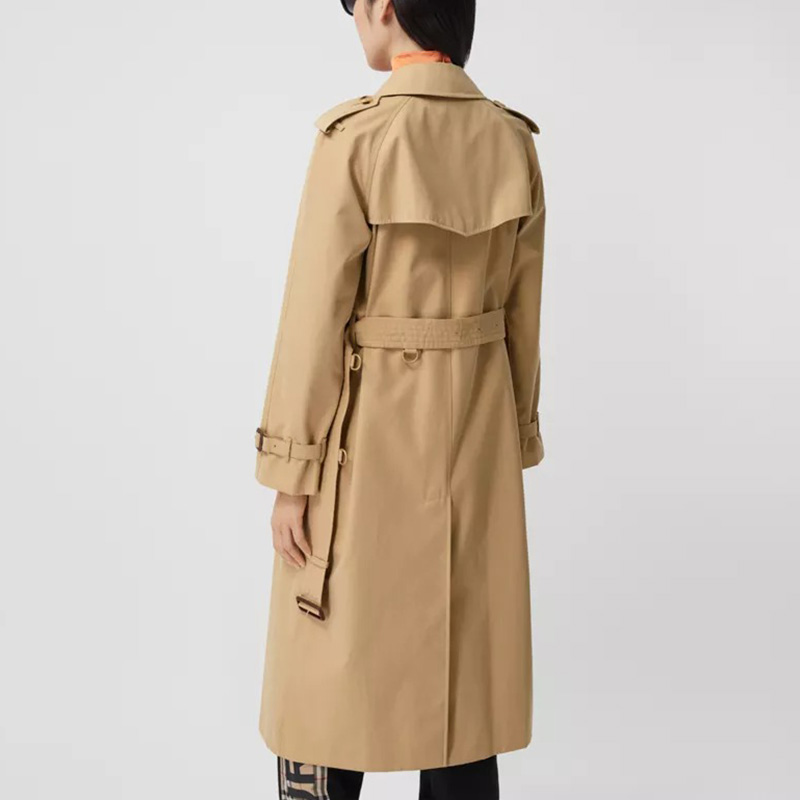 (Women) Burberry Waterloo Heritage Trench Coat in Honey. 80457851 圖 8