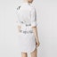 Purchase (W) Burberry 白色純棉字母印花腰帶襯衫裙 80139071