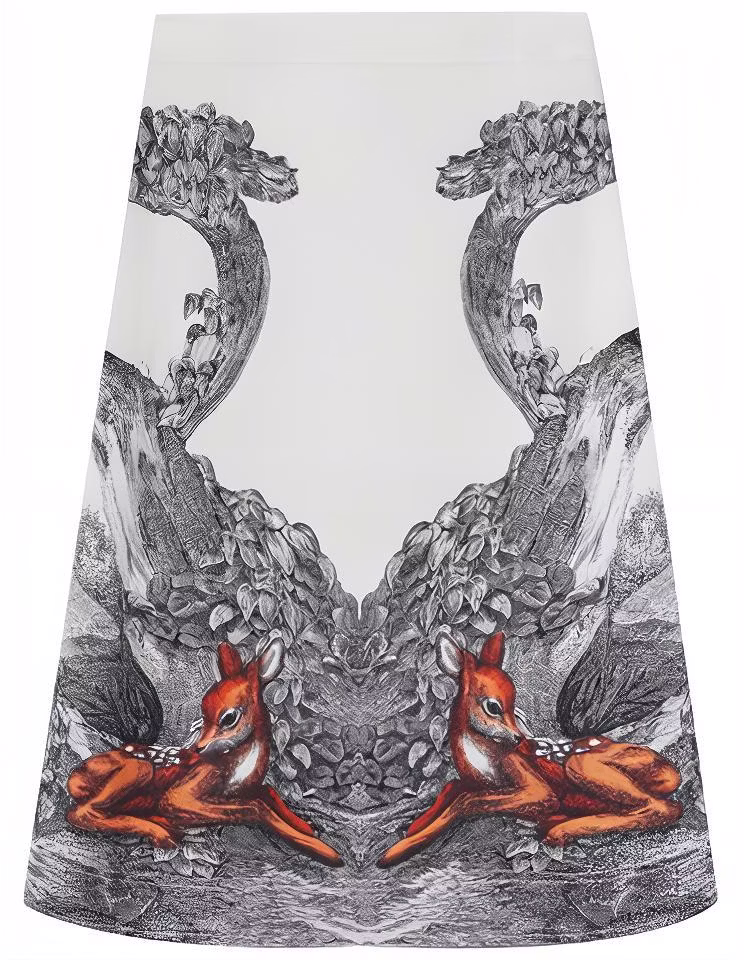 women-burberry-white-high-waist-midi-skirt-with-deer-print-casual-design-80428211