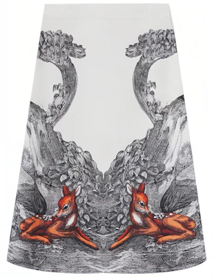 (W) Burberry Skirt Putih Midi Pinggang Tinggi Cetakan Rusa Rekaan Kasual. 80428211 Buy (W) Burberry Skirt Putih Midi Pinggang Tinggi Cetakan Rusa Rekaan Kasual. 80428211