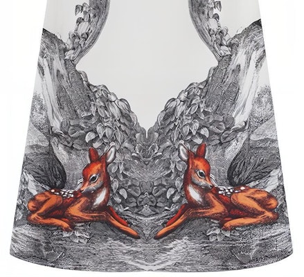 (W) Burberry Skirt Putih Midi Pinggang Tinggi Cetakan Rusa Rekaan Kasual. 80428211 Sizing (W) Burberry Skirt Putih Midi Pinggang Tinggi Cetakan Rusa Rekaan Kasual. 80428211