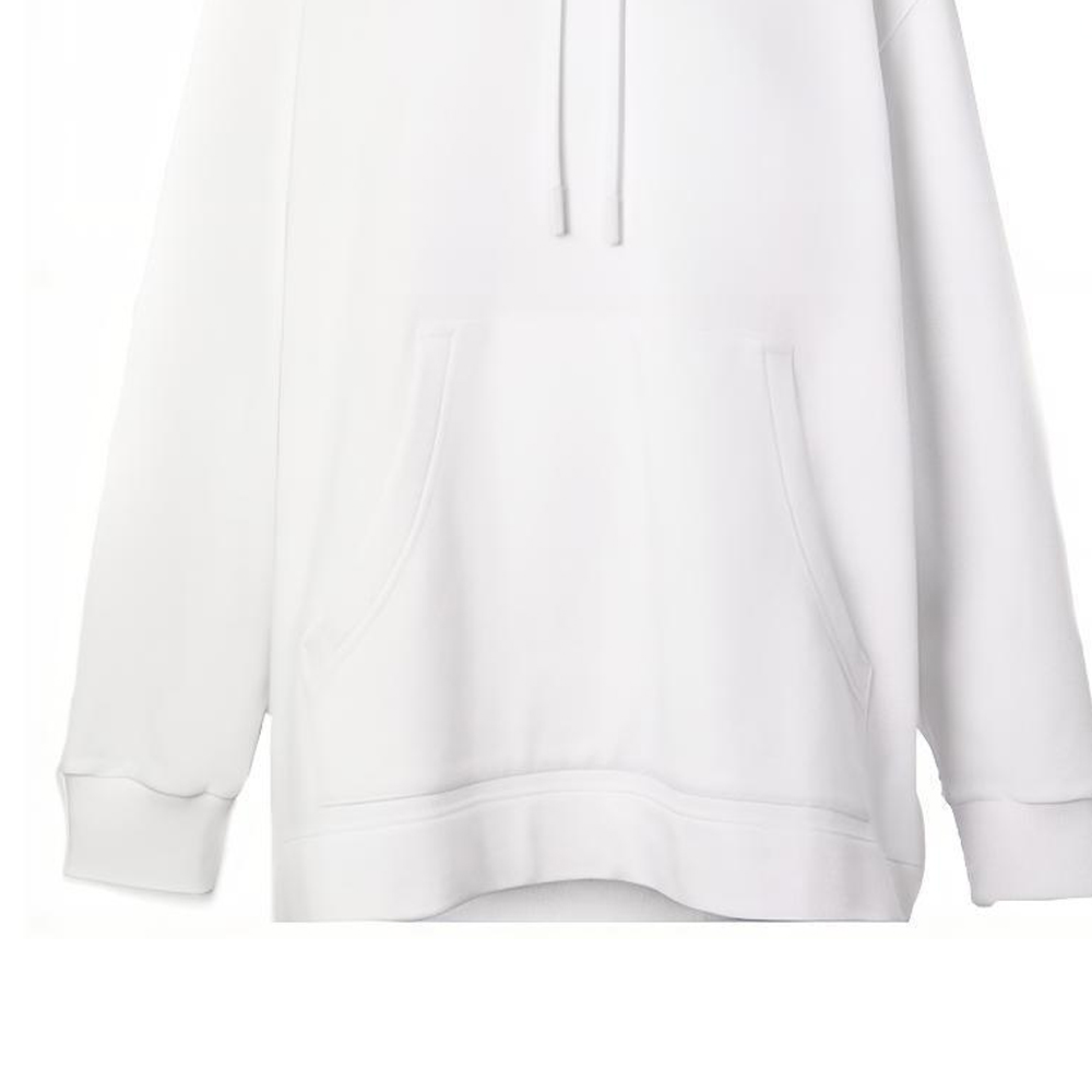 Sizing (Women) Burberry White Hooded Check Oversized Organic Cotton Sweatshirt 80358601