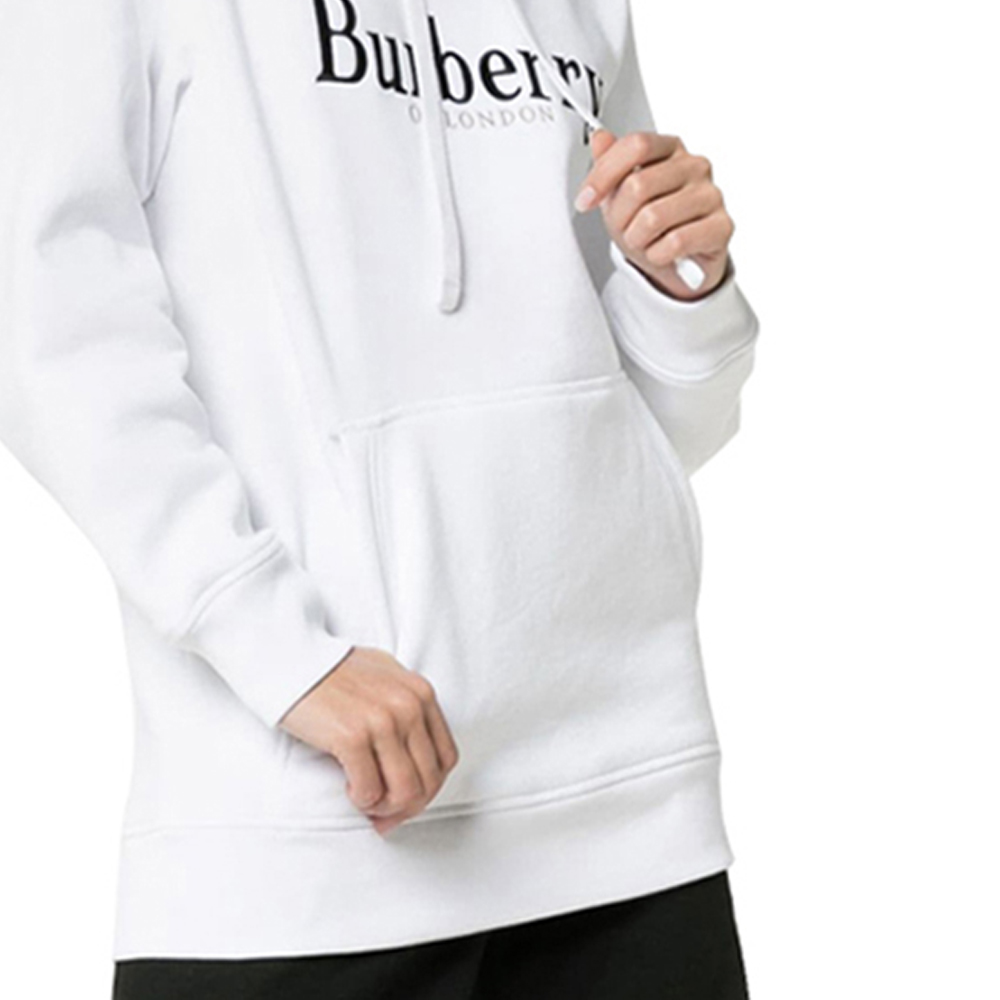 (Women) Burberry White Hoodie with Embroidered Logo 80048031 圖 7