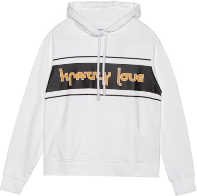 (Women) Burberry White Logo Print Hooded Pullover Sweatshirt 80360421 Buy (Women) Burberry White Logo Print Hooded Pullover Sweatshirt 80360421