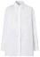 Buy (Women) Burberry White Logo Print Long-Sleeve Button-Down Shirt. 80431691