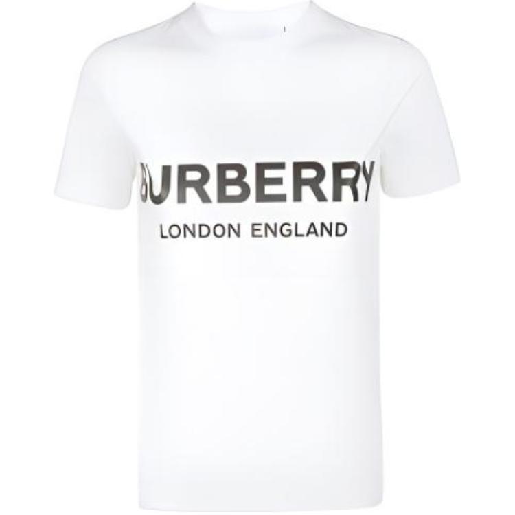 Order (W) 博柏利白色标志短袖T恤 80088941