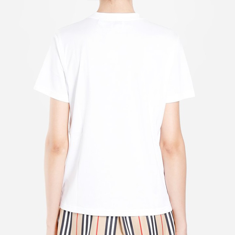 Purchase (W) 博柏利白色标志短袖T恤 80088941