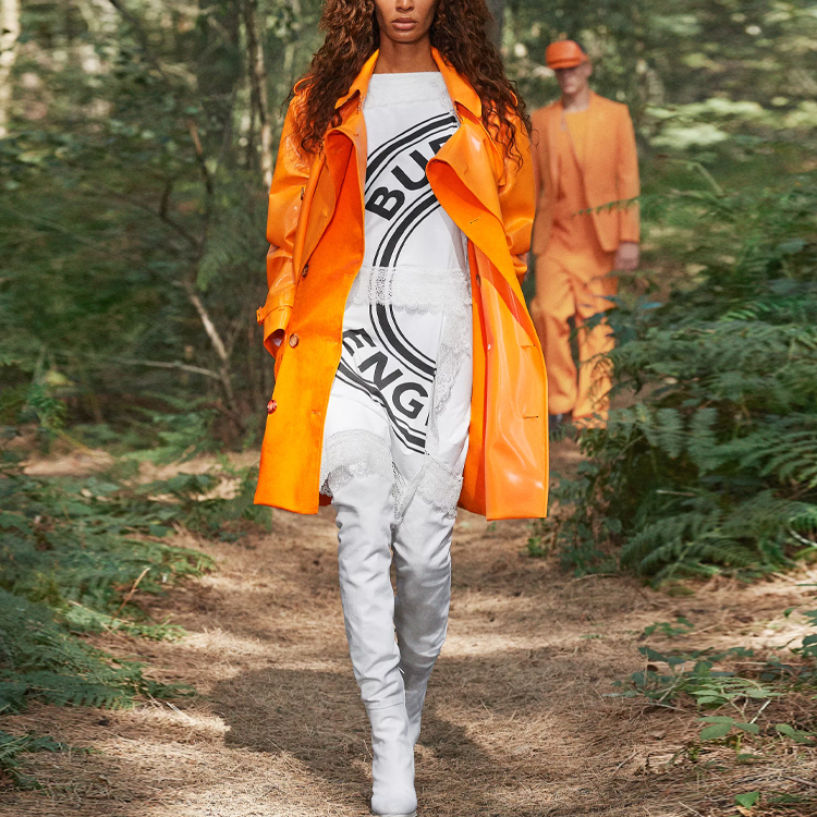 (Women) Burberry White Silk Sleeveless Dress with Lace Details and Logo Pattern 45678241 圖 3