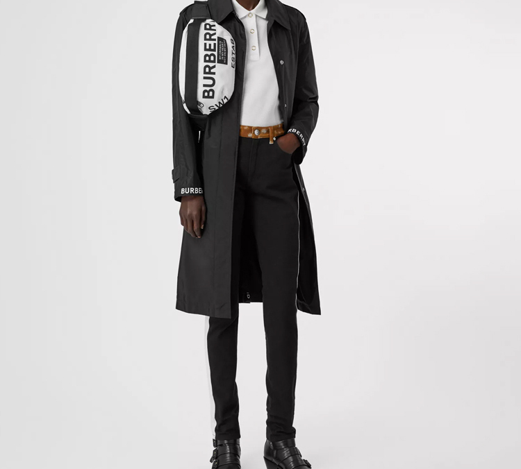 (Women) Burberry White Solid Button-Closure Short Sleeve Polo Shirt 80171531 圖 5