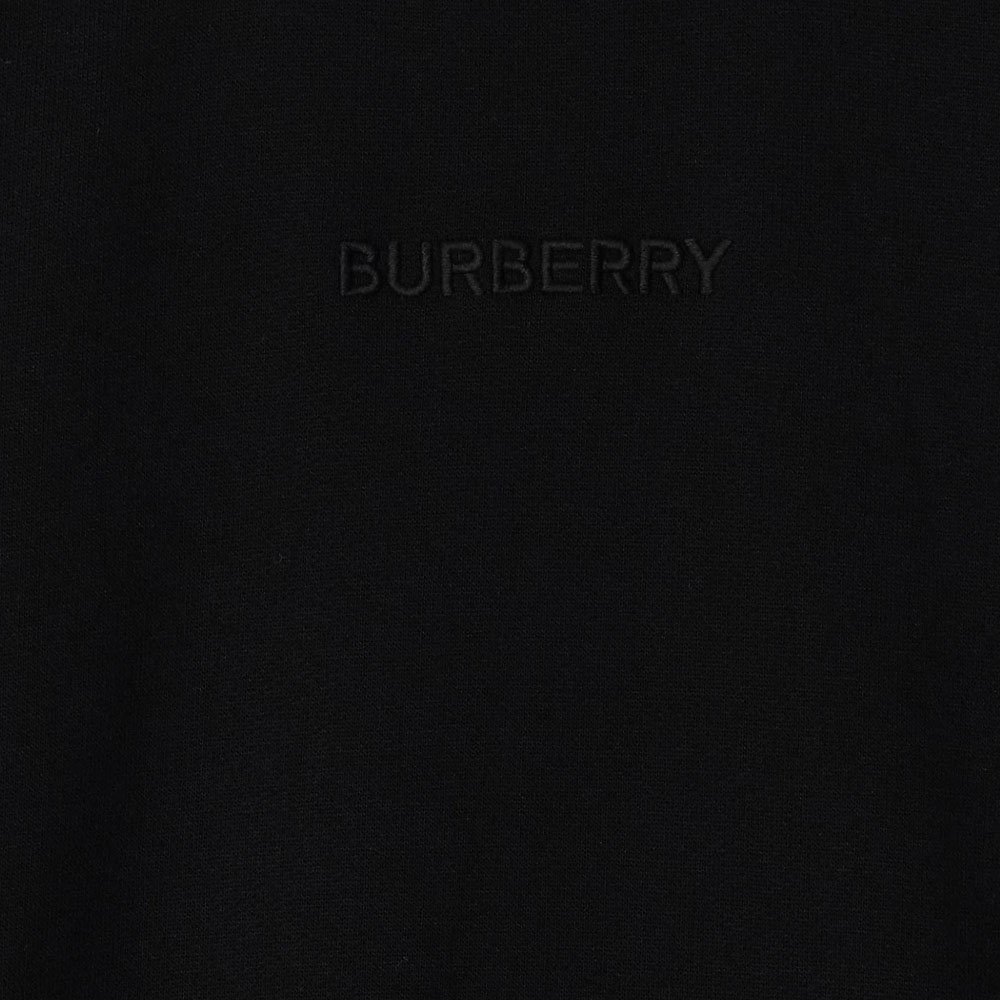 Details for (W) バーバリー レディース ブラック ロゴ 刺繍 スウェットシャツ. 80843881