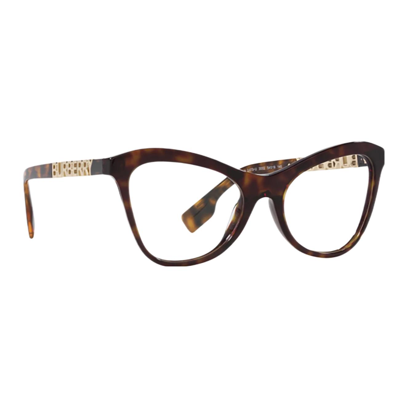 (Women) Burberry Women’s Cat Eye Optical Glasses Brown - Engraved Metal Temples. BE2373U3002 圖 2