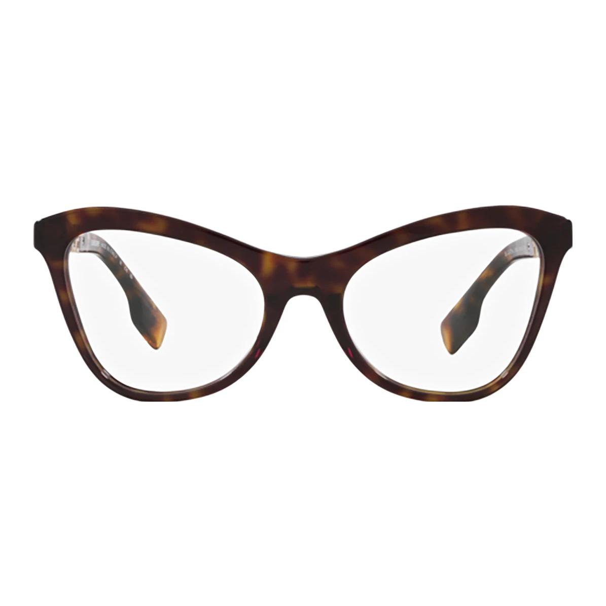 (Women) Burberry Women’s Cat Eye Optical Glasses Brown - Engraved Metal Temples. BE2373U3002 圖 3