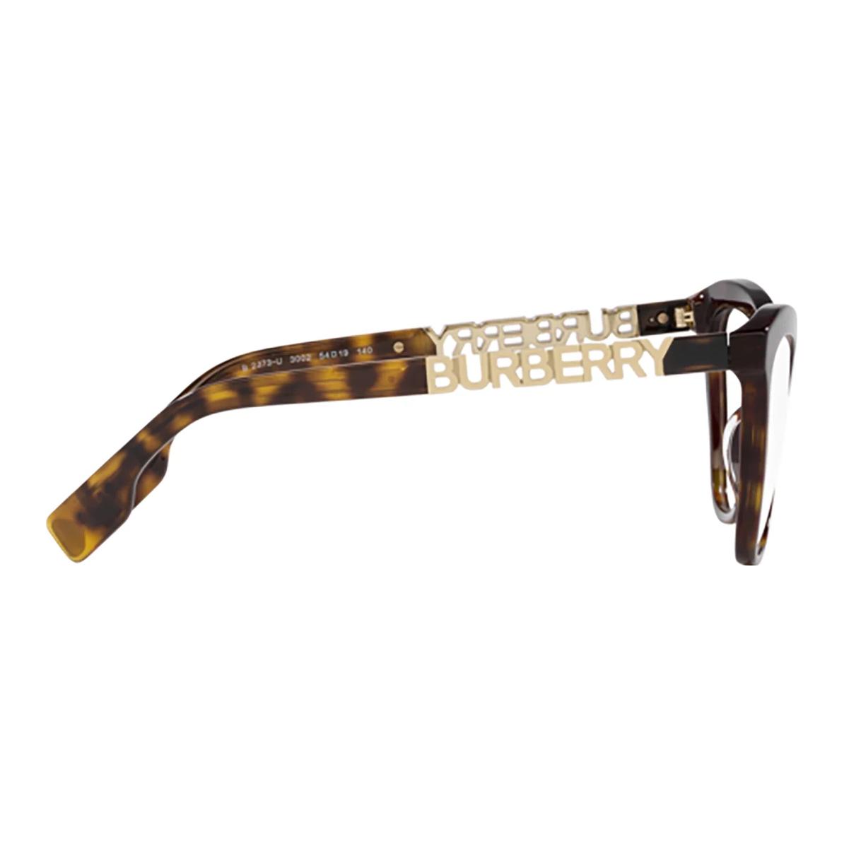 (Women) Burberry Women’s Cat Eye Optical Glasses Brown - Engraved Metal Temples. BE2373U3002 圖 4