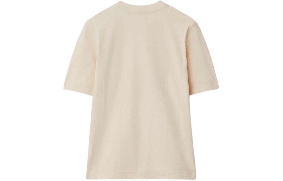 (Women) Burberry Women’s Equestrian Knight Print Crewneck T-Shirt White 80907881 圖 3