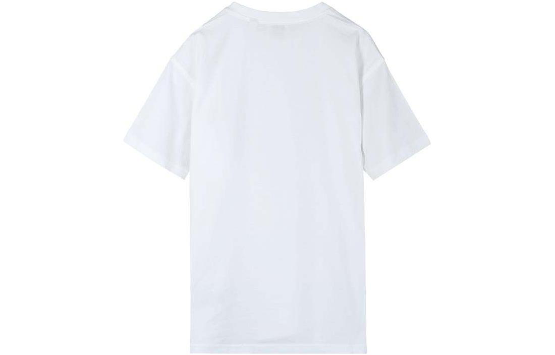 Lookbook (Women) Burberry Women’s White Check Crewneck Drop Shoulder Short Sleeve T-Shirt. 80730311