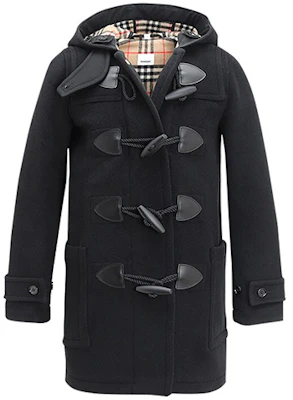 (W) 博柏利羊毛双排扣黑色大衣 80218851 Order (W) 博柏利羊毛双排扣黑色大衣 80218851