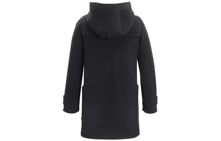 Lookbook (W) 博柏利羊毛双排扣黑色大衣 80218851