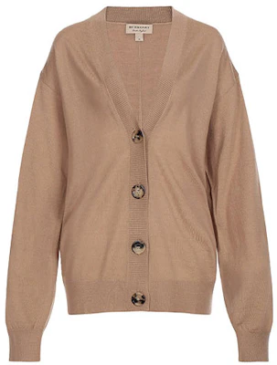 (W) Cárdigan de Punto de Lana con Cuello en V Burberry en Color Camel. 80079751 Order (W) Cárdigan de Punto de Lana con Cuello en V Burberry en Color Camel. 80079751