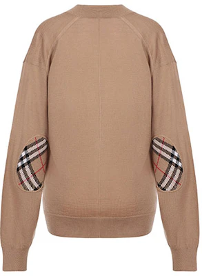 (W) Cárdigan de Punto de Lana con Cuello en V Burberry en Color Camel. 80079751 Lookbook (W) Cárdigan de Punto de Lana con Cuello en V Burberry en Color Camel. 80079751