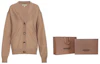 Cheap (W) Cárdigan de Punto de Lana con Cuello en V Burberry en Color Camel. 80079751