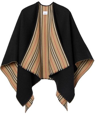 (Women) Burberry Wool Shawl in Black (Japanese/Western Style) 8018496 Order (Women) Burberry Wool Shawl in Black (Japanese/Western Style) 8018496