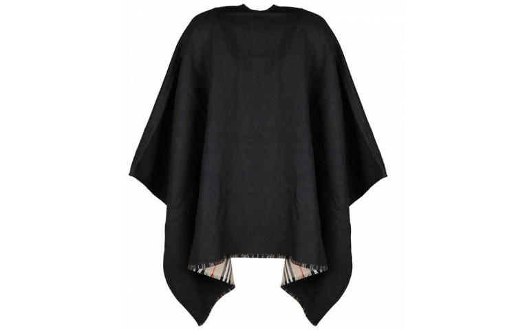Purchase (Women) Burberry Wool Shawl in Black (Japanese/Western Style) 8018496