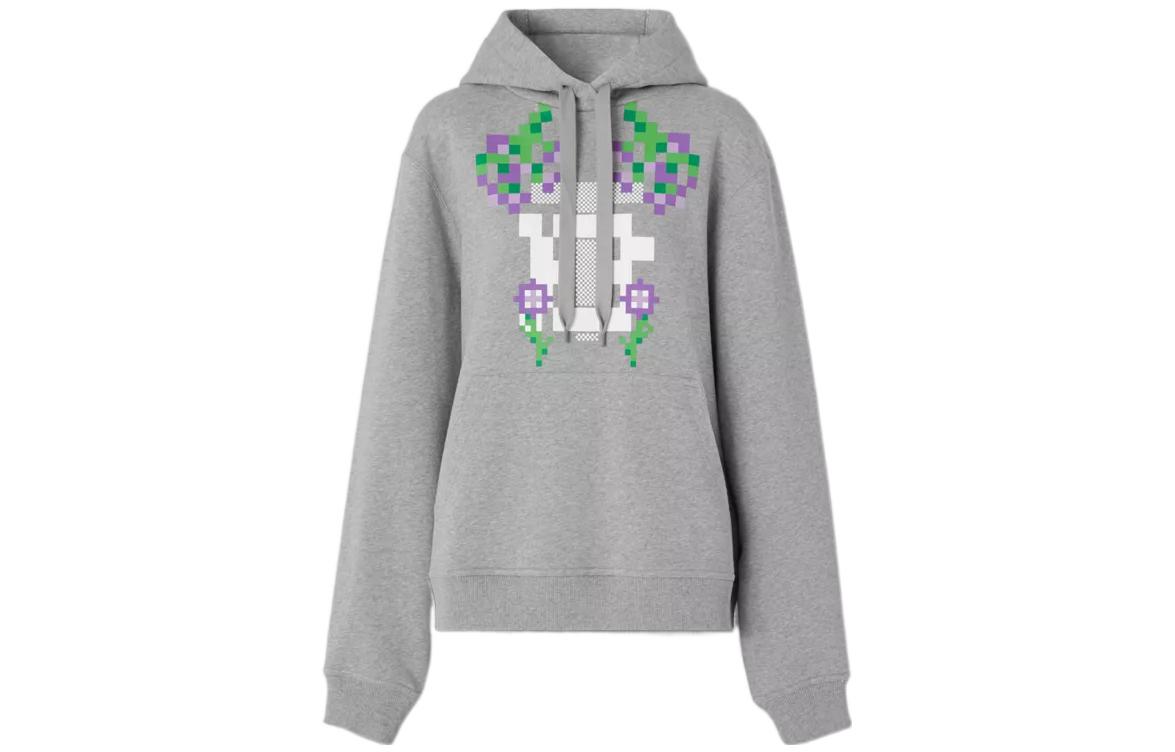 (Women) Burberry Minecraft FW22 Pixel Print Hoodie  Grey. 80648771 圖 2