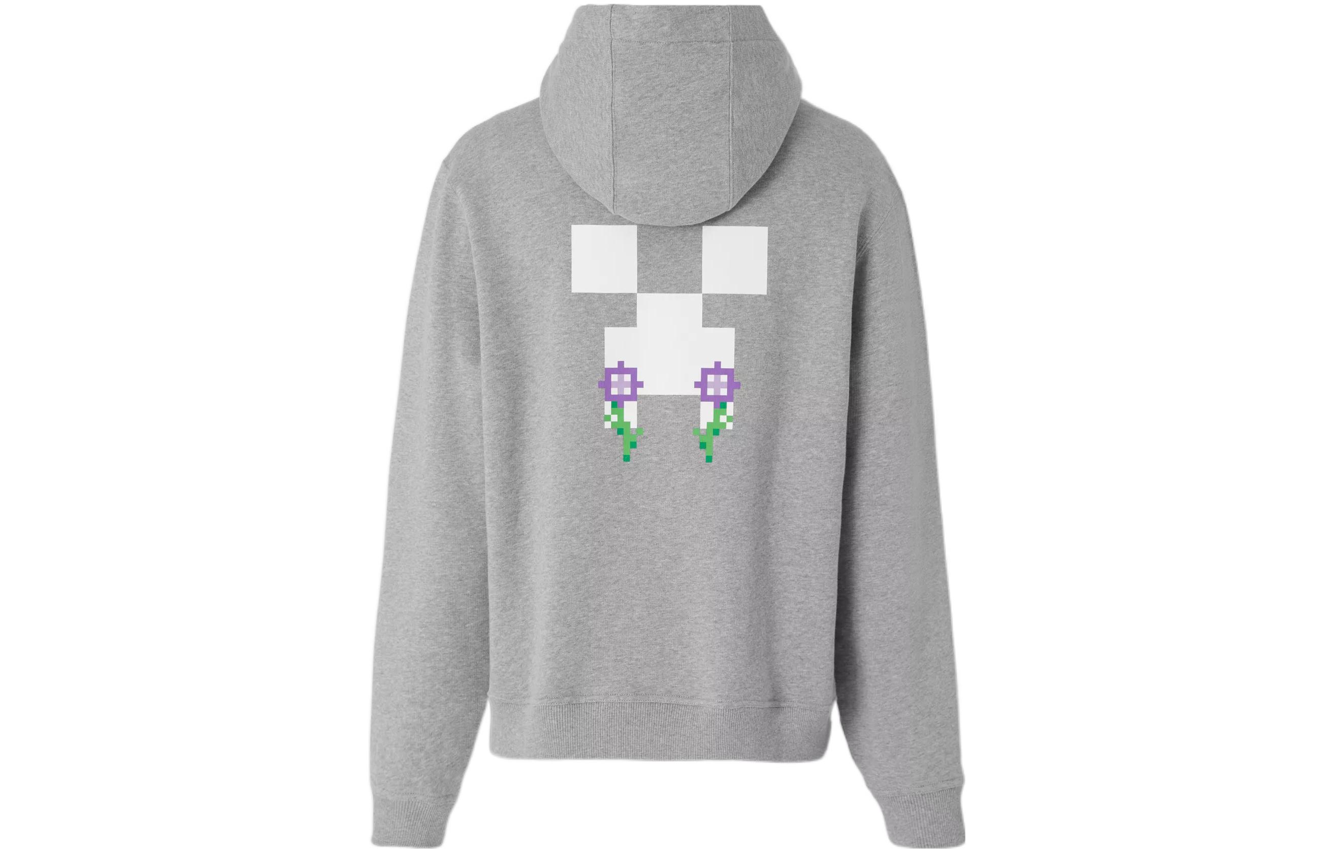 (Women) Burberry Minecraft FW22 Pixel Print Hoodie  Grey. 80648771 圖 3