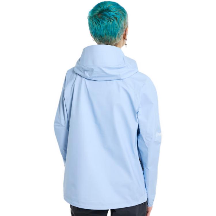 Shop (Women) BURTON  Logo Print Zip Hoodie Jacket - Blue 23771100400