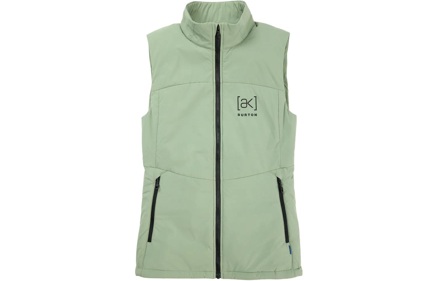 (Women) BURTON AK  Letter Print Insulated Stand Collar Vest 220641