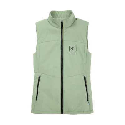 (Women) BURTON AK Letter Print Insulated Stand Collar Vest 220641